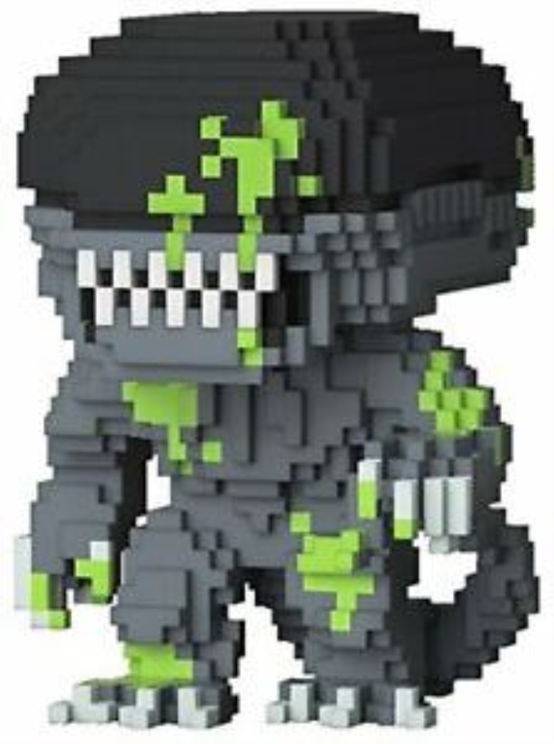 FUNKO ACTION FIGURES FUNKO POP 8-BIT HORROR: ALIEN BLOOD SPLATTER